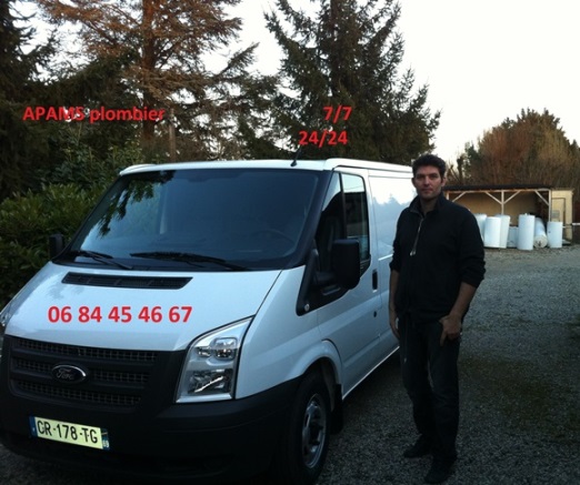 camion apams plomberie Fontaines Sur Saone